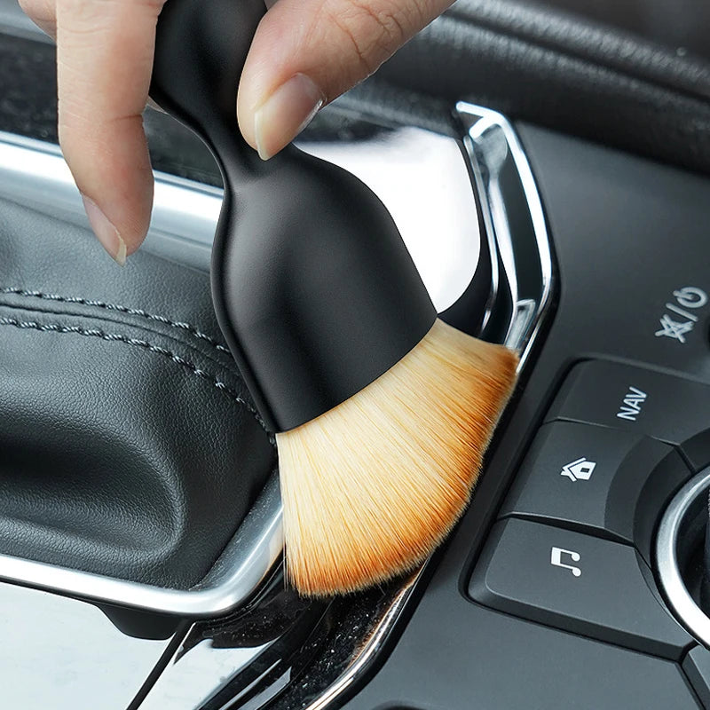Brosses douces pour grilles d'aération et détails de voiture, lot de 2